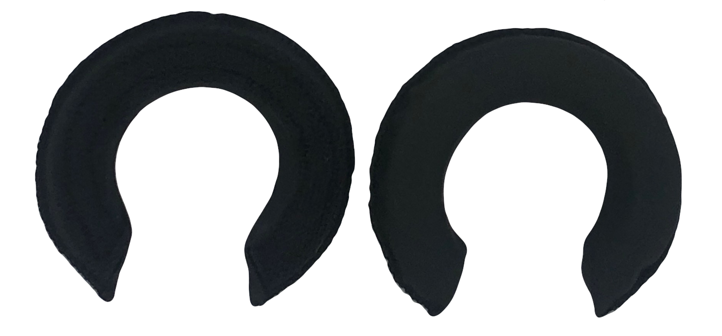 BbTALKIN Double Sided Helmet Speaker Pad w/ Microphone
