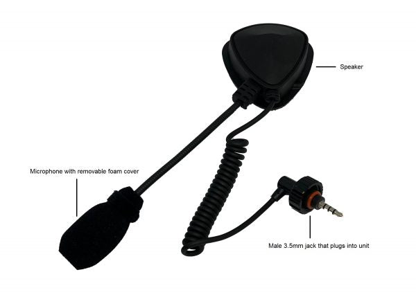BbTALKIN Boom Microphone w/ Speaker